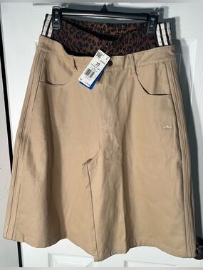 Adidas Originals Women’s Firebird Utility Jort Size 10 Short Stone Khaki JX8762